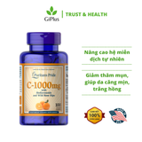  Viên Uống Bổ Sung Vitamin C 1000mg Tăng Đề Kháng, Đẹp Da Puritan’s Pride (100 Viên/Lọ) 