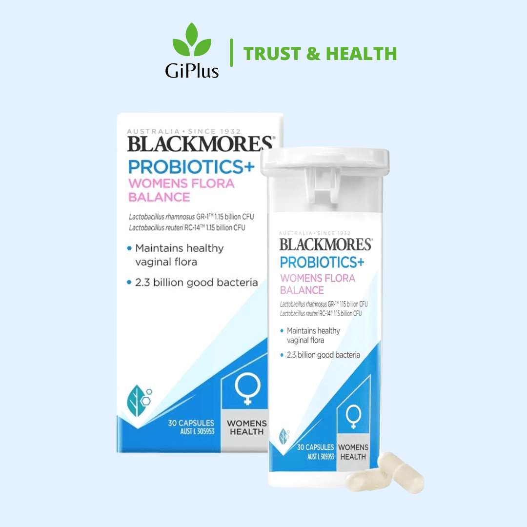  Viên Uống Men Vi Sinh Lợi Khuẩn Dành Cho Phụ Nữ Blackmores Probiotics+ Womens Flora Balance (30 Viên/Lọ) 