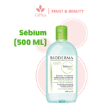  Nước Tẩy Trang Micellar Bioderma 500ml Dành Cho Da Hỗn Hợp, Da Dầu, Da Dễ Bị Mụn, Da Nhạy Cảm (500ml/Chai) 