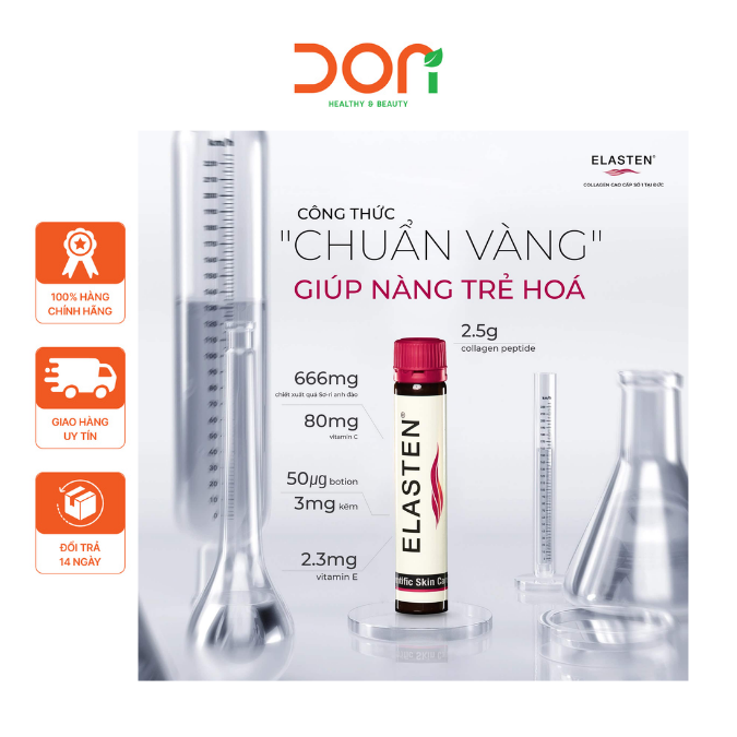  Collagen Elasten Giúp Da Căng Mịn, Chống Lão Hóa, Tóc Chắc Khỏe - Collagen Từ Đức 