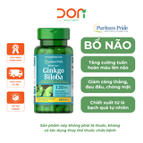  Viên Uống Hỗ Trợ Tuần Hoàn Não Bộ Ginkgo Biloba 120mg Puritan’s Pride 