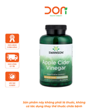  Viên Uống Swanson Apple Cider Vinegar 625mg Hỗ Trợ Giảm Cân, Giảm Tích Tụ Mỡ Thừa (180 viên/lọ) 