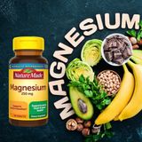  Viên Uống Bổ Sung Magie, Hỗ Trợ Thư Giãn Cơ Bắp Nature Made Magnesium 250mg 100 Viên 
