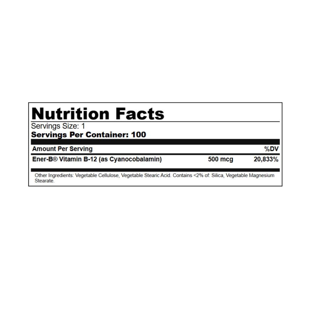  Viên Uống Bổ Sung Vitamin B12 500mcg Puritan's Pride 100 Viên 