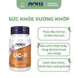  Viên Uống Tăng Dịch Nhầy Cho Khớp, Hỗ Trợ Sức Khỏe Xương Now UC-II Collagen Type II Joint Health 