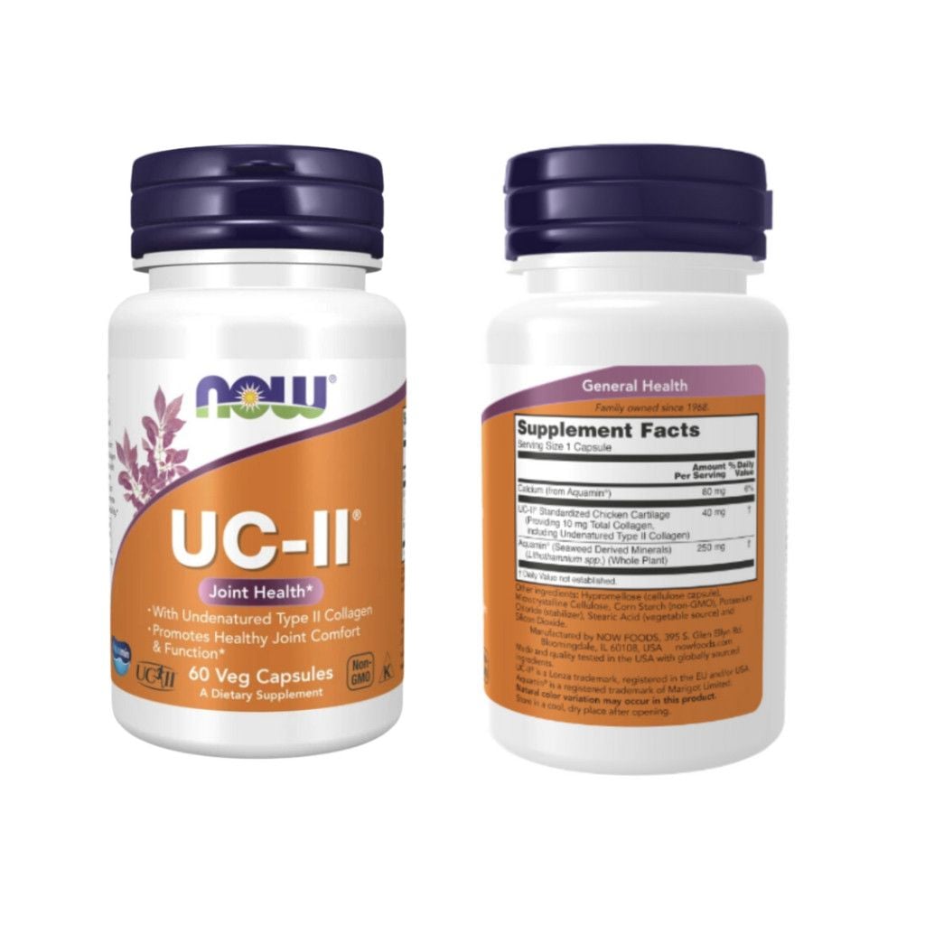  Viên Uống Tăng Dịch Nhầy Cho Khớp, Hỗ Trợ Sức Khỏe Xương Now UC-II Collagen Type II Joint Health 