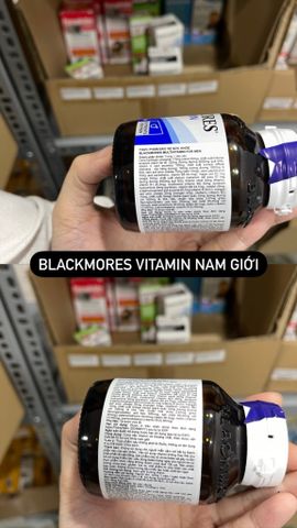 Multivitamin for men - Lọ 50 viên - BLACKMORES - Vitamin tổng hợp hỗ trợ sinh lực nam giới