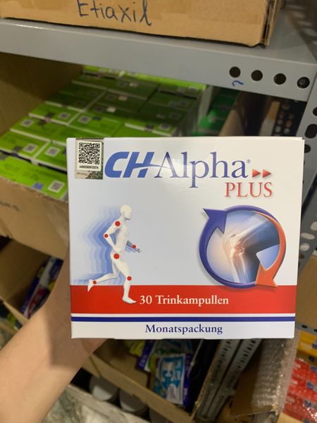 Collagen Nước Tuýp 2 5000mg - Hộp 30 lọ - CH ALPHA PLUS - Tái tạo sụn khớp