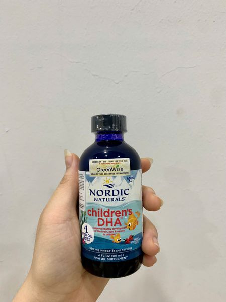 DHA Children - Lọ 119ml - NORDIC NATURALS - bổ sung DHA cho trẻ nhỏ
