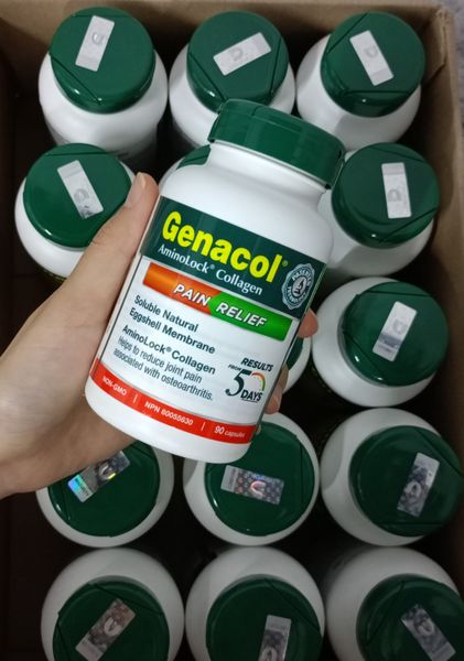 Pain Relief - Lọ 90 viên - GENACOL - Collagen hỗ trợ tái tạo sụn khớp, cải thiện triệu chứng đau khớp, thoái hóa