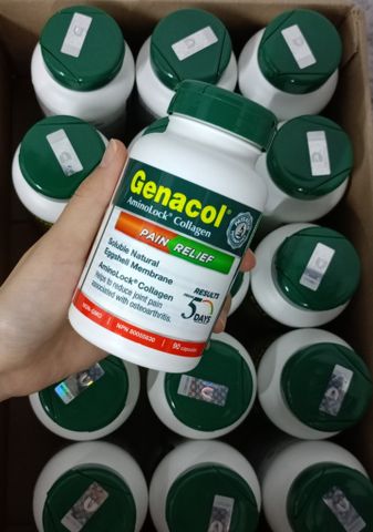 Pain Relief - Lọ 90 viên - GENACOL - Collagen hỗ trợ tái tạo sụn khớp, cải thiện triệu chứng đau khớp, thoái hóa