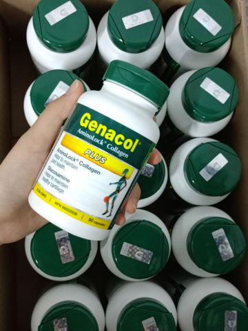 Plus - Lọ 90 viên - GENACOL - Collagen Glucosamine hỗ trợ tái tạo sụn khớp