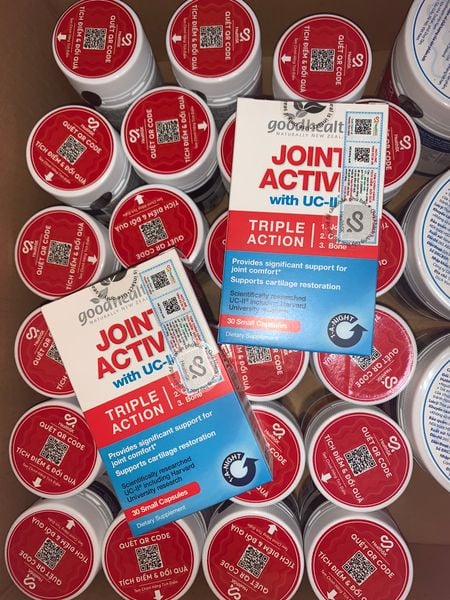Joint Active + UC-II - Hộp 30 viên - GOODHEALTH - Hỗ trợ suy trì sụn khớp, hạn chế thoái hóa khớp