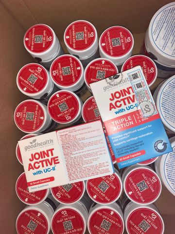 Joint Active + UC-II - Hộp 30 viên - GOODHEALTH - Hỗ trợ suy trì sụn khớp, hạn chế thoái hóa khớp