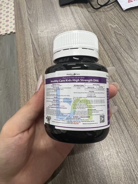 Kids High Strength DHA - Lọ 60 viện - HEALTHY CARE