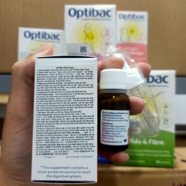 Baby Drops - Hộp 10ml - OPTIBAC - Men Vi Sinh Dạng Giọt (0-3 Tuổi)