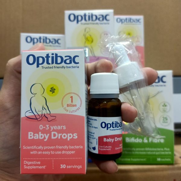 Baby Drops - Hộp 10ml - OPTIBAC - Men Vi Sinh Dạng Giọt (0-3 Tuổi)