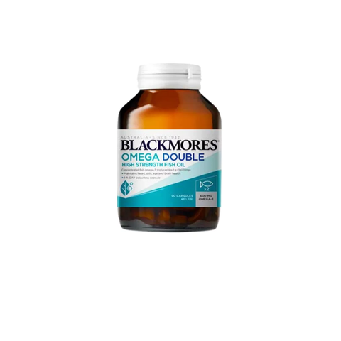 Omega Double High Strength Fish Oil - Lọ 90 viên - BLACKMORES - Dầu cá hỗ trợ tim mạch, thị lực, da