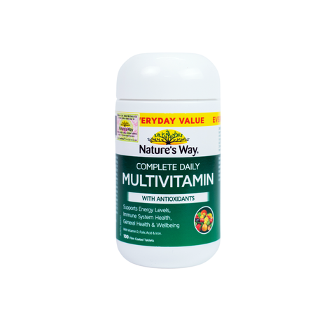 Complete Daily MultiVitamin - Lọ 100 viên - NATURE’S WAY - Bổ sung vitamin và khoáng chất tổng hợp người lớn