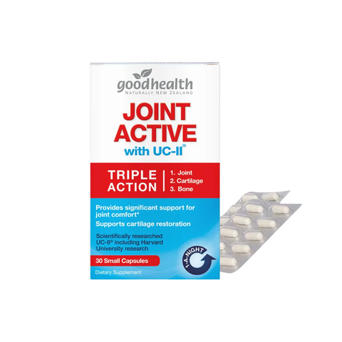 Joint Active + UC-II - Hộp 30 viên - GOODHEALTH - Hỗ trợ suy trì sụn khớp, hạn chế thoái hóa khớp