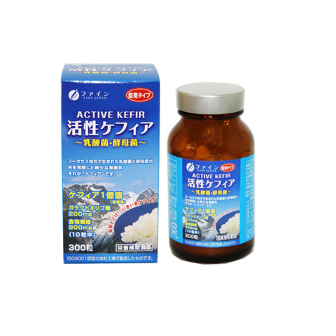 Active kefir - Lọ 60 viên - FINE JAPAN - Bổ sung lợi khuẩn từ Kefir hỗ trợ tiêu hóa khỏe mạnh