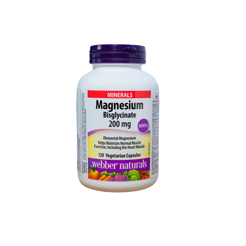 Magnesium Bisglycinate - WEBBER NATURALS - Tốt cho cơ, giúp xương răng chắc khỏe