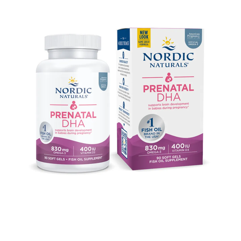 Prenatal DHA - Hộp 90 viên - NORDIC NATURALS - Bổ sung DHA cho mẹ bầu