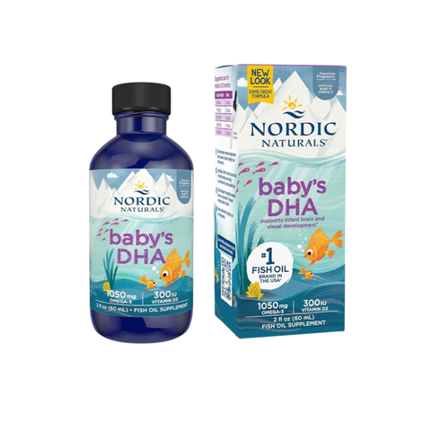 DHA Baby - Hộp 60ml - NORDIC NATURALS - bổ sung DHA cho trẻ sơ sinh