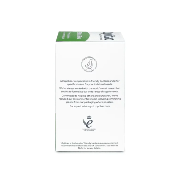 Bifido & Fibre - Hộp 30 gói - OPTIBAC - Bổ sung lợi khuẩn & chất xơ FOS hỗ trợ đường ruột