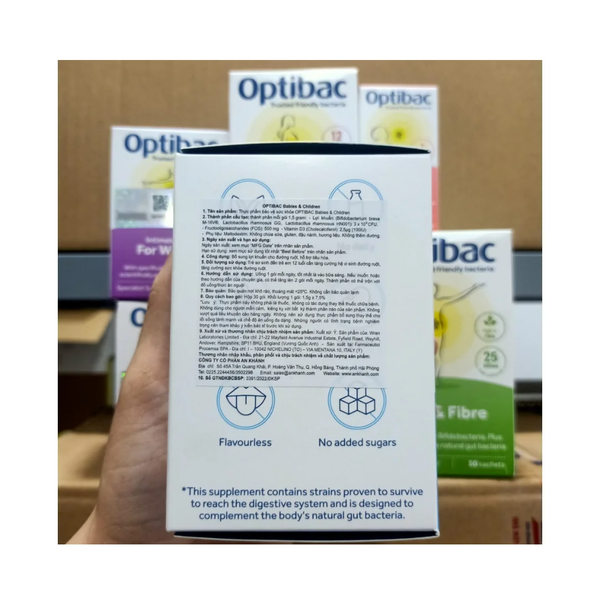 Babies & Children - Hộp 30 gói - OPTIBAC - Men Vi Sinh Trẻ Em (0-12 Tuổi)