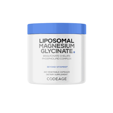 Liposomal Magnesium Glycinate - Hộp 240 viên - CODEAGE - hỗ trợ cơ bắp, giấc ngủ