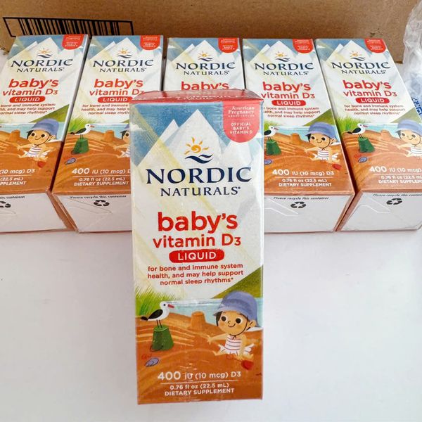 Baby’s Vitamin D3 - Hộp 22.5ml - NORDIC NATURALS - Bổ sung D3 dạng giọt trẻ 0+