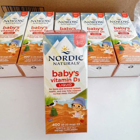 Baby’s Vitamin D3 - Hộp 22.5ml - NORDIC NATURALS - Bổ sung D3 dạng giọt trẻ 0+