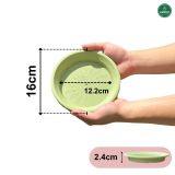  Đĩa nhựa mỏng nhẹ lót chậu cây VIETPOT, xanh mint, cây cảnh, trang trí nhà vườn, ban công 