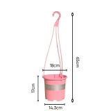  Bộ Chậu Treo VIETPOT, chậu và móc treo,hoa văn MONTARIO, tháo lắp dễ dàng, trang trí bàn, sân thượng 
