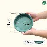  Đĩa nhựa mỏng nhẹ lót chậu cây VIETPOT, màu xanh, cây cảnh, trang trí nhà vườn, ban công 