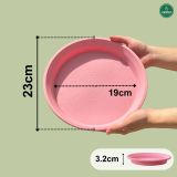  Đĩa nhựa mỏng nhẹ lót chậu cây VIETPOT, màu hồng, cây cảnh, trang trí nhà vườn, ban công 