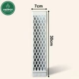  Trụ rêu bán nguyệt cao cấp VIETPOT, 30x7cm, hỗ trợ rễ phát triển, cho cây kiểng lá, kiểng lá leo 