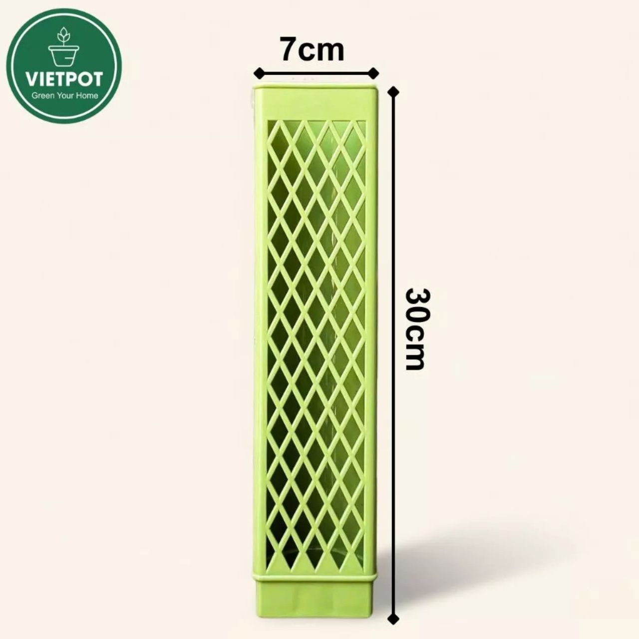  Trụ rêu bán nguyệt cao cấp VIETPOT, 30x7cm, hỗ trợ rễ phát triển, cho cây kiểng lá, kiểng lá leo 