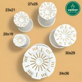  Chậu Nhựa Trồng Cây VIETPOT, màu trắng MONTARIO, kiểng lá, hoa hồng, để bàn, ban công,sân vườn 