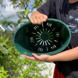  Chậu nhựa trồng cây VIETPOT, màu đen MONTARIO, trồng hoa kiểng, hoa hồng, để ban công, sân vườn. 