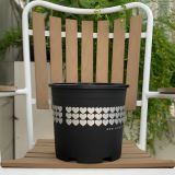  Chậu nhựa trồng cây VIETPOT, màu Đen Tim, trồng hoa kiểng, trang trí ban công, sân vườn, sân thượng 