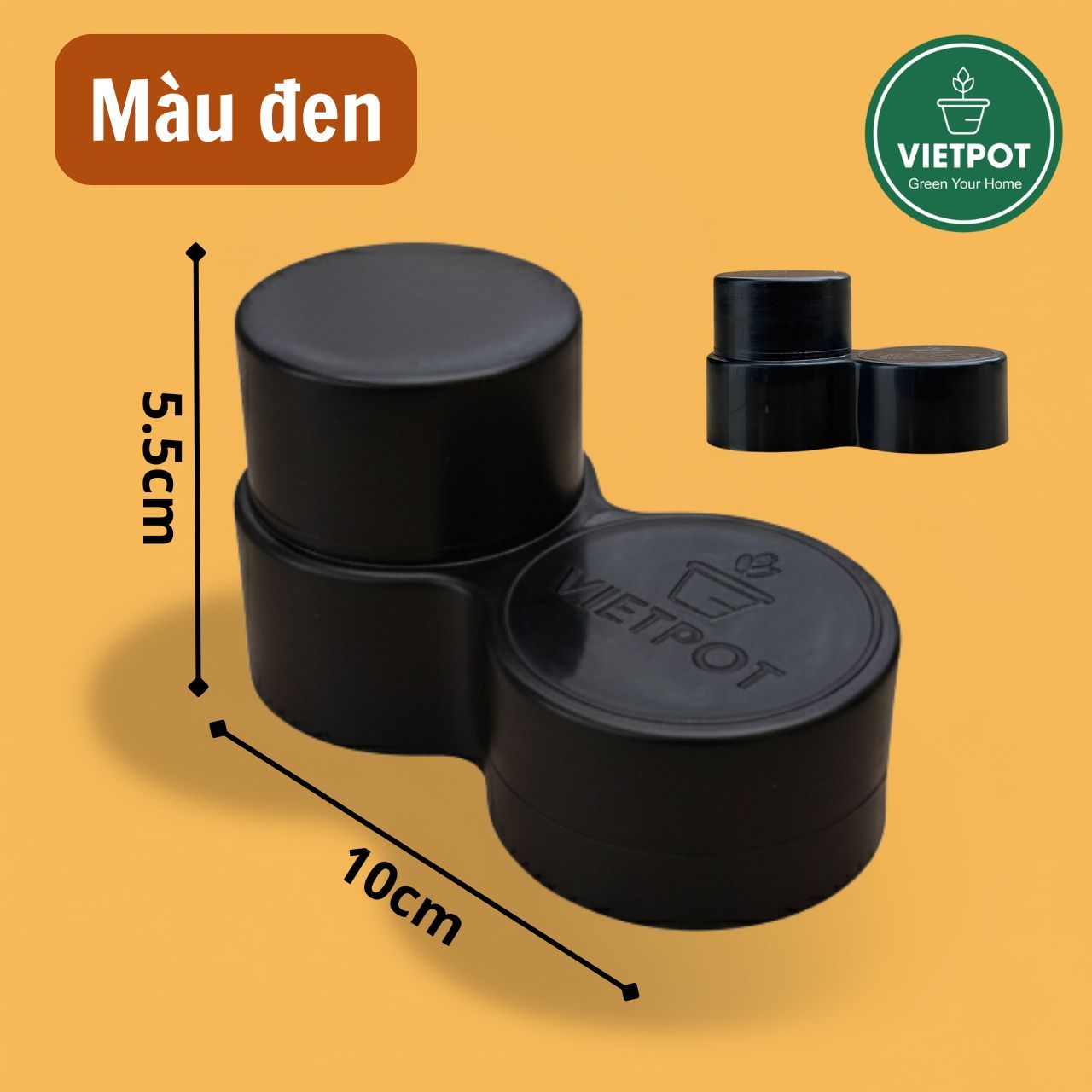  Khớp nối lệch tâm trụ leo kiểng lá VIETPOT, giúp tối ưu hóa không gian, hỗ trợ rễ cây phát triển. 