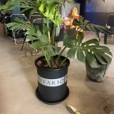 Chậu nhựa trồng cây VIETPOT, màu đen MONTARIO, trồng hoa kiểng, hoa hồng, để ban công, sân vườn. 