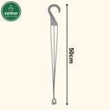  Móc treo chậu nhựa VIETPOT, dài 50cm, treo nhiều loại chậu có vành, lắp ráp dễ dàng, bền bỉ 