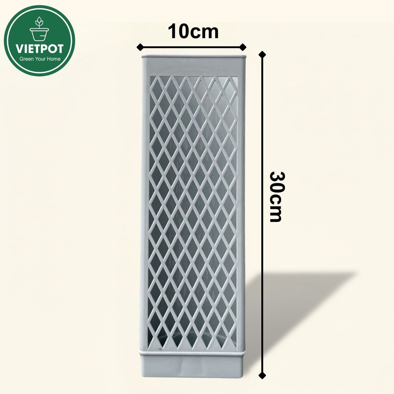  Trụ rêu bán nguyệt cao cấp VIETPOT, Size 30x10cm, hỗ trợ rễ phát triển, cây kiểng lá, kiểng lá leo. 