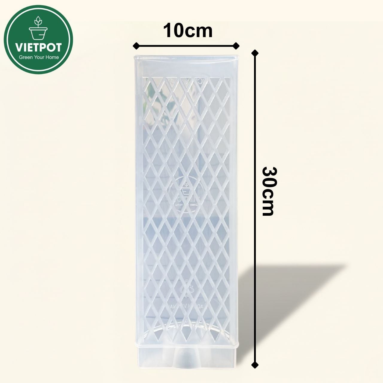  Trụ rêu bán nguyệt cao cấp VIETPOT, Size 30x10cm, hỗ trợ rễ phát triển, cây kiểng lá, kiểng lá leo. 