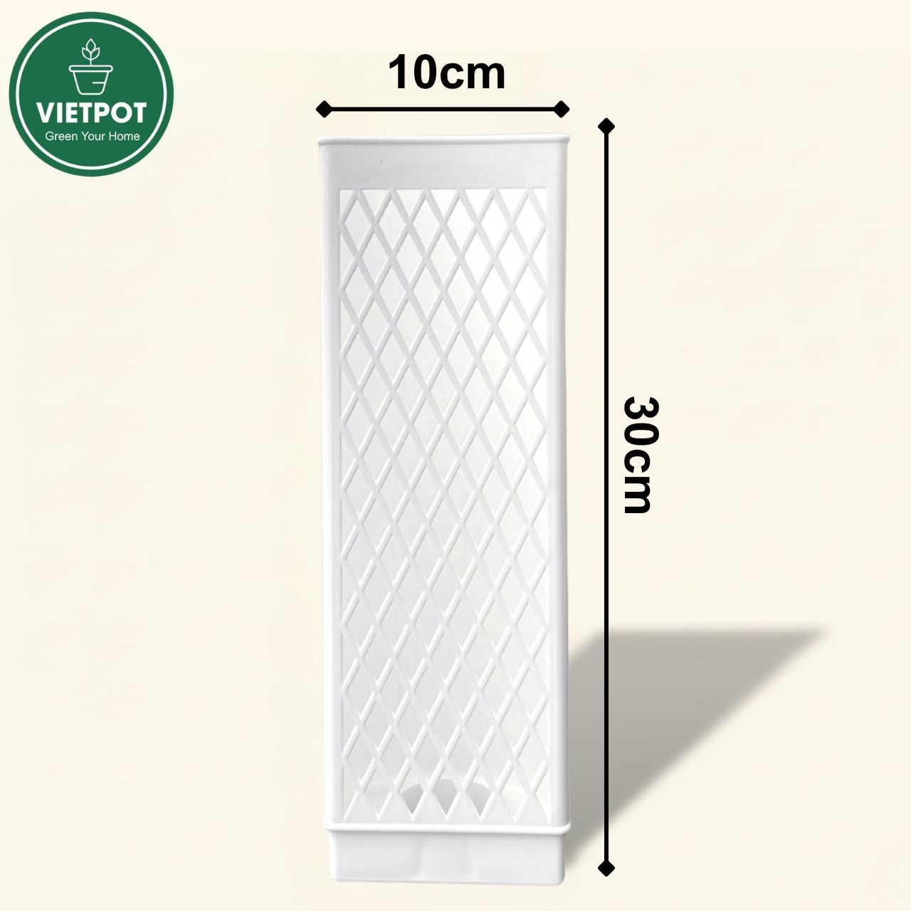  Trụ rêu bán nguyệt cao cấp VIETPOT, Size 30x10cm, hỗ trợ rễ phát triển, cây kiểng lá, kiểng lá leo. 