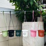  Chậu nhựa treo ban công VIETPOT, hoa văn sweet home, cây kiểng, cây hoa, trang trí sân vườn. 