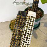  Trụ nhựa đã nhét rêu rừng VIETPOT, 29cm, vừa khớp gắn trụ chậu nhựa VIETPOT, trụ có thể gắn nối dài. 